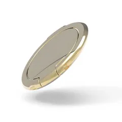 エレコム スマートフォン用ストラップフィンガーリング 薄型 ゴールド P-STRSLGD