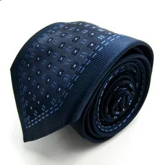 ピエールカルダン ブランド ネクタイ ドット柄 PO メンズ ネイビー Pierre Cardin 【中古】