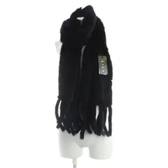 LILA 毛皮ストール タグ付き マフラー ブラックミンク 黒 ブラック ■GY18 /MQ