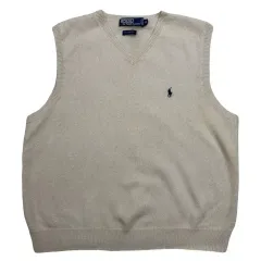 ポロラルフローレン ラムウール 100% セーター ベスト XL