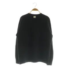 B&Y ユナイテッドアローズ BEAUTY&YOUTH ビューティー&ユース アルパカ混 クルーネック ニット セーター 長袖 L ブラック /MY ■OS