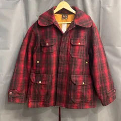 50s WOOL RICH ウールリッチ マッキーノ 赤黒チェック SIZE 44  No.T197のサムネイル