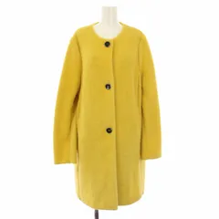 フランコフェラーロ FRANCO FERRARO ノーカラーコート アウター 46 イエロー GRAY15 44408 /TKのサムネイル
