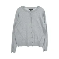 バナナリパブリック (WOMEN - M) コットン ニット カーディガン