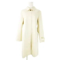 クミキョク 組曲 KUMIKYOKU ステンカラーコート ロング丈 比翼 コットン 大きいサイズ 5 XL ライトベージュ /CK27