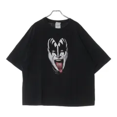 VINTAGE (ヴィンテージ) 00S KISS キス 両面プリント 半袖Tシャツ ブラック