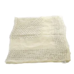 マーガレットハウエル MARGARET HOWELL スカーフ シアー ドット シルク アイボリー /YO14