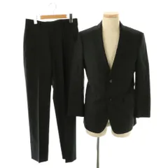 バーバリーブラックレーベル BURBERRY BLACK LABEL セットアップ ウールスーツ ジャケット パンツ 36R ブラック /DO ■OS ■SH