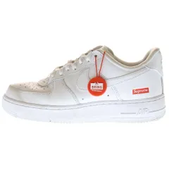 NIKE (ナイキ) ×SUPREME AIR FORCE 1 LOW シュプリーム エアフォース ローカットスニーカー ホワイト US7.5/25.5cm CU9225-100