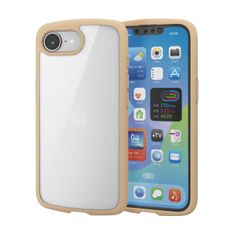 未使用 エレコム iPhone 17 リング付きタフスリムケース ベージュ