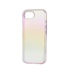 エレコム iPhone16e ソフトケース クリアオーロラ PM-A25SUCAPN