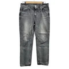 upper hights(アッパーハイツ) ジーンズ サイズ25 XS レディース美品  - グレー フルレングス/ダメージ加工