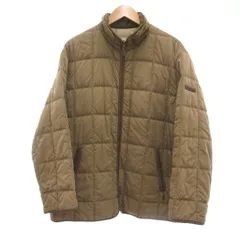 クロコダイル CROCODILE 中綿ジャケット L ジップアップ 茶 ブラウン /AE