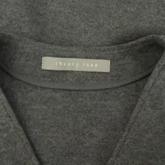 セオリーリュクス theory luxe ウール 長袖ワンピース ロング Vネック 38 グレー /MY ■OS