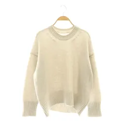 ギャルリーヴィー GALERIE VIE トゥモローランド ファインウール クルーネックプルオーバー ニット セーター S グレージュ /DF ■OS