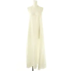 ザラ ZARA キャミワンピース リネン混 M 白 /MI ■OS ■AX