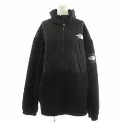 ザノースフェイス ホワイトレーベル THE NORTH FACE WHITE LABEL RANGER V FLEECE ANORAK フリースジャケット 中綿 ロゴ 刺繍 切替 アウター 2XL 黒 ブラック NA4FN51K /AN45