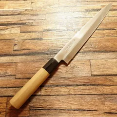 濃州孫六 柳刃包丁 研ぎ済 刺身包丁 ステンレス 使用感少 215mm