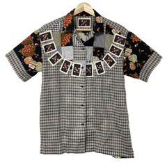 PINK HOUSE(ピンクハウス) 半袖シャツブラウス レディース美品  - 黒×レッド×マルチ イチゴ