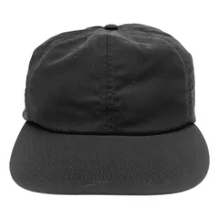 KIJIMA TAKAYUKI キジマ タカユキ POLY COTTON ELASTIC BACK 6PANEL CAP キャップ 251329 ブラック 3