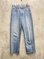 ZARA ザラ カットオフ デニムパンツ size38/水色 ■■レディース