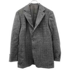 URBAN RESEARCH DOORS アーバンリサーチドアーズ グレンチェック ウール3ピースセットアップスーツ DM13-M004JK グレー 48/50/50