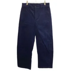EDIFICE エディフィス 25AW コーデュロイアーミートラウザーパンツ 25-030-300-1019 ネイビー L