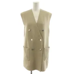 スピック&スパン Spick&Span 23SS ベスト ジレ ベージュ /AN38 ■MU