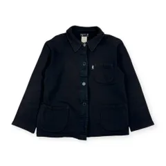 agnes b. アニエスベー 裏起毛 コットン ジャケット 0/ブラック レディース
