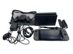 □Nintendo Switch 本体 HAC-001 グレー 初期型 ドック Joy-Con左右