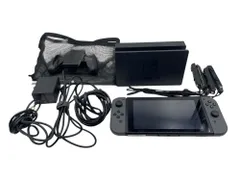 ■Nintendo Switch 本体 HAC-001 グレー 初期型 ドック Joy-Con左右 付属品一式 画面ヤケあり 初期化済み