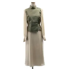 foufou / フーフー | ドッキングシアースリーブワンピース | 0 | カーキ/ベージュ | レディース