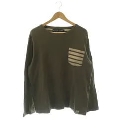 ハンティングワールド HUNTING WORLD 長袖カットソー Tシャツ コットン XL カーキブラウン /NR ■OSのサムネイル