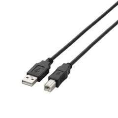 USB2.0ケーブル A-Bタイプ ノーマル 1m ブラック  U2C-BN10BK U2C-BN10BK エレコム ELECOM