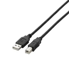 USB2.0ケーブル A-Bタイプ ノーマル 5m ブラック  U2C-BN50BK U2C-BN50BK エレコム ELECOM