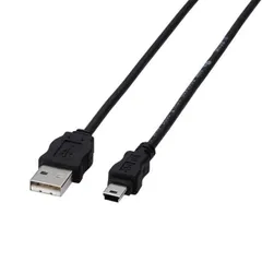 エレコム 環境対応USB2.0ケーブル（A：ミニBタイプ） 1.5m ELECOM