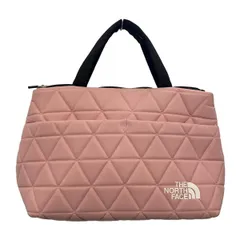 THE NORTH FACE(ノースフェイス) ハンドバッグ美品  - ライトピンク×黒 キルティング