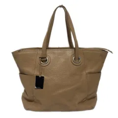 FURLA(フルラ) ハンドバッグ - ベージュ レザー