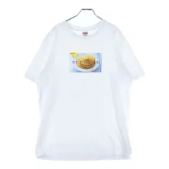 SUPREME (シュプリーム) 25SS Pancakes Tee フロント パンケーキ プリント 半袖Tシャツ カットソー ホワイト