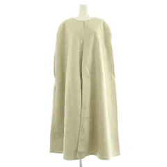 アビトーキョー ABITOKYO ロングベスト コート ケープコート F 灰色 ライトグレー 無地 ノーカラー 袖なし /AG ■OS