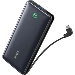 メーカー正規品 新品 ANKER アンカー モバイルバッテリー A1387N11 ブラック 20000mAh USB-Cケーブル一体型 急速充電