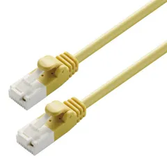 エレコム Cat6 LANケーブル 20m イエロー ELECOM  【佐川急便にて5営業日以内発送】