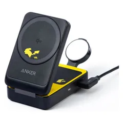 メーカー正規品 新品 ANKER アンカー マグネット式ワイヤレス充電器 ピカチュウモデル ブラック B2557N1172