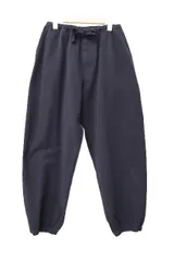 コモリ COMOLI 24AW 製品染 ドローストリング パンツ A03-03004 1 紺 ネイビー ブランド古着ベクトル 中古250413