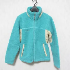 美品 Columbia コロンビア アーチャーリッジ ジャケット ジップアップ ボア フリースブルゾン PL3491 S グリーン レディース 古着 中古 USED