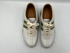 ★23.5cm 美品★BALLY バリー ホワイトグリーン レザースニーカー★FREE-M★のサムネイル