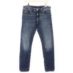 ディーゼル DIESEL THOMMER CB-NE ストレッチ ジョグジーンズ デニム パンツ W32 ダメージ加工 青 0699Z /TK