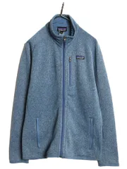 【お得なクーポン配布中!】 パタゴニア ベターセーター ジャケット メンズ M / 22年製 フリース セーター フルジップ ブルゾン ハイネック アウトドア ワンポイント 青