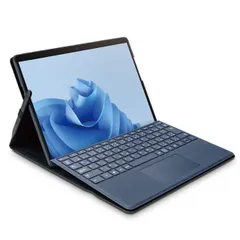 Surface Pro 9 / Pro9 With 5G 用 ケース ソフトレザー カバー フラップ マグネット開閉 スタンド機能 フリーアングル 衝撃吸収 ペンホルダー付 ブラック ELECOM  【佐川急便にて5営業日以内発送】