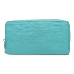 LOUIS VUITTON ルイ ヴィトン エピ ジッピーウォレット ラウンドファスナー 長財布 テュルコワーズ エメラルドブルー シルバー金具 M60955